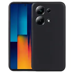 Силіконовий чохол BeCover для Poco M6 Pro 4G Black (710892) - мініатюра 2