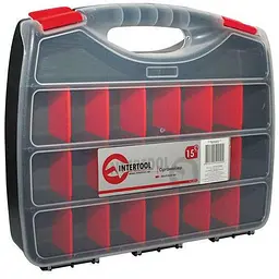 Органайзер для зберігання дрібних деталей з ручкою Intertool BX-4001 12.5" 320 х 260 х 50 мм