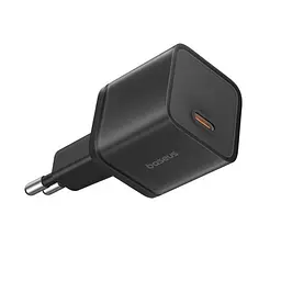 Мережевий зарядний пристрій Baseus GaN5S Fast Charger 1C 20W EU чорний P10162503113-00 - мініатюра 2