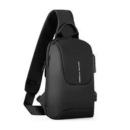 Рюкзак-слінг Mark Ryden MR7039 для планшета 9.7" з TSA-замком та USB-портом (Чорний) - мініатюра 5