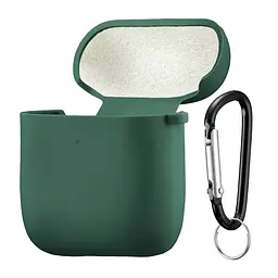 Чохол Silicone Case 2,5mm with microfiber for AirPods 1/2 Needle Green