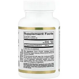 Прополіс бджолиний California Gold Nutrition 1000 мг 90 капсул - мініатюра 2