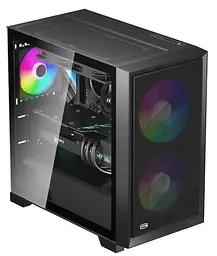 Корпус PcCooler PсCOOLER C3D310 BK ARGB (C3D310 BK ARGB) - мініатюра 2