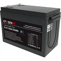 Акумулятор Cyclen 25.6V 100AH LiFePo4 (підігрів/Bluetooth)