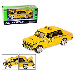 Машинка металева Автопром Lada 2106 зі світлом і звуком 7643