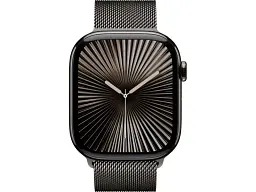Смарт-годинник Apple Watch Series 10 GPS + Cellular 46mm Slate Titanium Case w. Slate Milanese Loop - M/L (MWYW3) - мініатюра 2