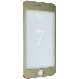 Захисне скло DK 4D Full Glue для Apple iPhone 7/8/SE gold