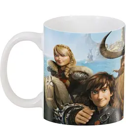 Кухоль GeekLand Як приручити дракона How to train your dragon  Прихований світ HD.02.18 330 мл білий - мініатюра 3