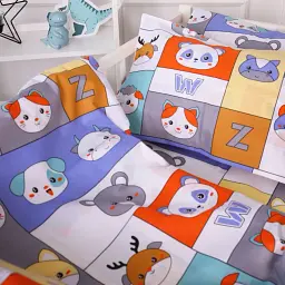 Підковдра MirSon Бязь Kids Time 20-0039 Zoo alphabet 143х210 см (2200009640018) - мініатюра 3