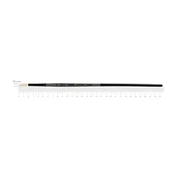 Пензель синтетика кругла Terra 1608R №3 довга ручка ROSA (4823098533696)