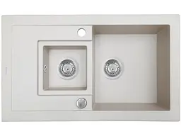 Кухонна мийка Perfelli Pierra PGP 536-78 (білий)