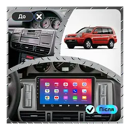 Штатное головное устройство EasyGo NI901-F50 9 inch Nissan X-Trail 2001-2004 - мініатюра 2