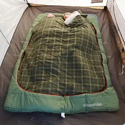 Спальний мішок двомісний із подушками Naturehike CNK2350WS019, зелений - мініатюра 6