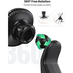 Автотримач UGREEN LP292 Magnetic Phone Holder for Car чорний - мініатюра 3
