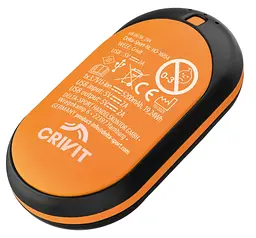 Грілка для рук акумуляторна Rocktrail 5200 мАг з функцією Powerbank Помаранчева - мініатюра 2