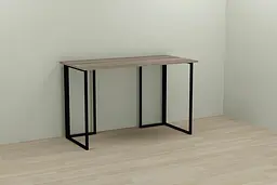 Комп'ютерний стіл Ferrum-decor Ханна 75x100x60 чорний ДСП Дуб Сонома Труфель 16мм (FRD-103473)