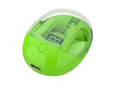 Навушники бездротові блютуз TWS Pro One з боксом для заряджання Green (16507)