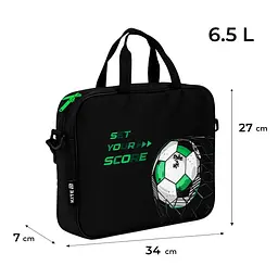 Шкільна текстильна сумка Kite Football (K26-589-2) - мініатюра 5