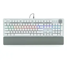Клавіатура ігрова з підсвіткою Fantech MK-853V2 White Blue Switch MARCOS MECHANICAL Eng/Укр/Рус