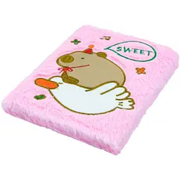 Блокнот А5 ZiBi Capybara 23 Kids Line плюшевий клітинка 80 аркушів (ZB.700044) - мініатюра 5
