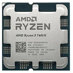 Процесор AMD Ryzen 5 7600X (4.7GHz 32MB 105W AM5) Tray (100-000000593)