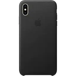 Оригінальний шкіряний чохол Apple Leather Case для iPhone XS Max (6.5") Black (MRWT2ZM/A)