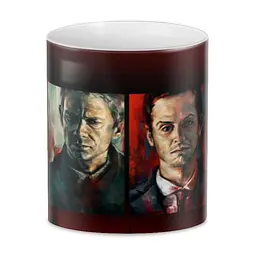 Кружка GeekLand Шерлок Холмс Sherlock головні герої - мініатюра 3