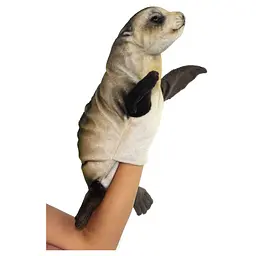 М'яка іграшка на руку Hansa Тюлень маленький, серія Puppet, 35 см. довжина (80330)