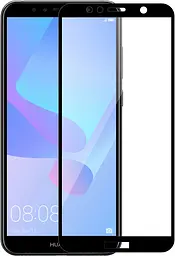 Захисне скло Tempered Glass 3D Full Glue Huawei Y6 2018 / Y6 Prime 2018 black