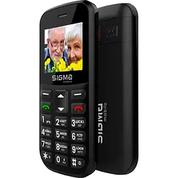 Мобільний телефон Sigma mobile Comfort 50 Easy Black (4827798585214) UA-UCRF [131381] - мініатюра 2
