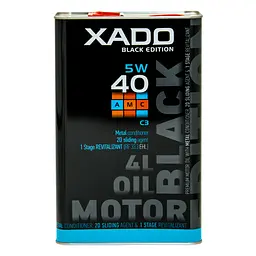 Моторне масло Xado Atomic Oil AMC Black Edition 5W-40 4л(XA 25274)
