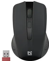 Мишка Defender Accura MM-935 бездротовий, 4 кн. до 1600 dpi, чорна - мініатюра 2