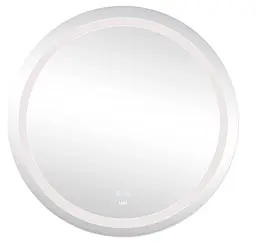 Дзеркало Lidz Aria (AR1) кругле з LED-підсвічуванням Touch, антизапотіванням, диммером, регулюванням яскравості LD78LR800 - мініатюра 4