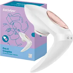 Вібратор з вакуумною стимуляцією для пар Satisfyer Pro 4 Couples (SO1827) [95362]
