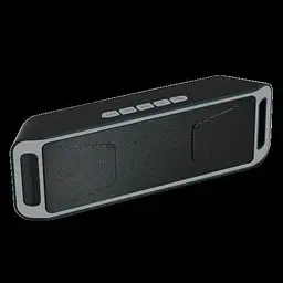 Колонка портативна UKC G62 10Вт USB AUX FM Bluetooth чорна (ЦУ-00034841) - мініатюра 2