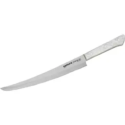 Ніж кухонний для тонкого нарізування 230 мм Samura Harakiri Acryl (SHR-0046AWT)