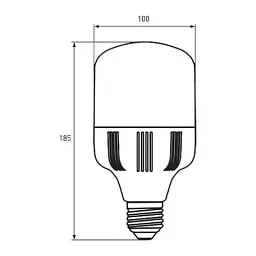 Лампочка Eurolamp E27 (LED-HP-30274) - мініатюра 4