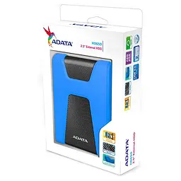 Зовнішній жорсткий диск Adata 2TB (AHD650-2TU31-CBL) - мініатюра 3