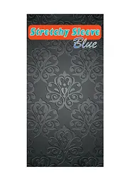 Насадка на пеніс Boss Series Stretchy Sleeve 7 см блакитний - мініатюра 2
