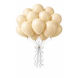Повітряні надувні кульки HTOP Balloons Party 12 дюймів 100 шт. яскраві товари аксесуари для свята Бежевий