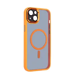 Чехол для Apple iPhone 15 Plus, Unit MagSafe SE, оранжевый, с защитой камеры, магсейф, противоударный, магнитный, панель-накладка с MagSafe, с поддержкой беспроводной зарядки, TPU+PC, защита всего корпуса, ударопрочный, ArmorStandart (ARM75373) - мініатюра 2