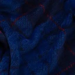 Плед Ardesto Flannel 160х200 см 100% поліестер клітинка синій pbe0050494 - мініатюра 6