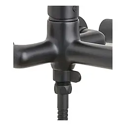 Змішувач для ванни Haiba Markus 009 Euro Black HB3975 Чорний матовий - мініатюра 3