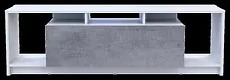 Стенка в гостиную Doros U1 Белый Бетон ДСП 160х38х48 (41516013) - миниатюра 7