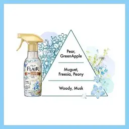 Японський парфумований дезодоруючий спрей для одягу Kao Humming Flair Mist Flower Harmony, квіткова гармонія, 270 мл - мініатюра 9