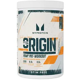 Передтренувальний комплекс Myprotein Origin Pre Workout Stim-Free Sour Orange & Mango 30 порцій