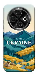 TPU чохол Demsky Ukraine home для TECNO Spark 30C