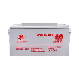 Акумуляторна батарея LogicPower 12V 65AH (LPM-GL 12 - 65 AH) GEL