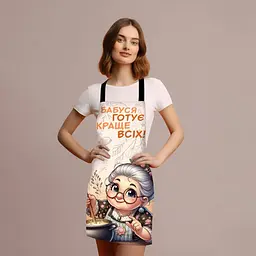 Фартух 3D Бабусі Моменти щастя 4458 17986 80х60х24 см - мініатюра 2