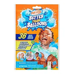 Капсули водяні Hasbro Nerf Better Than Balloons 36 шт водяні кулі для літніх ігор (SKU-316) - мініатюра 1